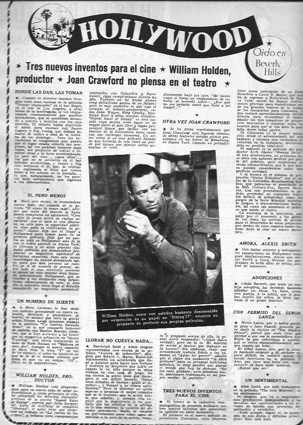 LAMINA 30389: William Holden