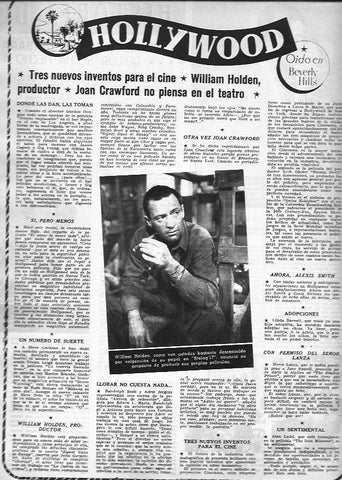 LAMINA 30389: William Holden