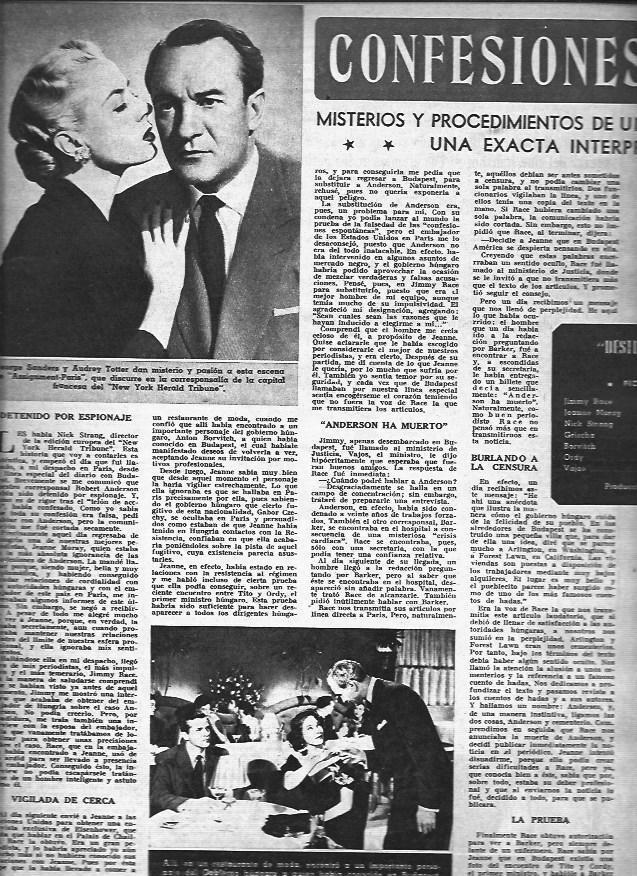 LAMINA 30429: George Sanders y Audrey Totter