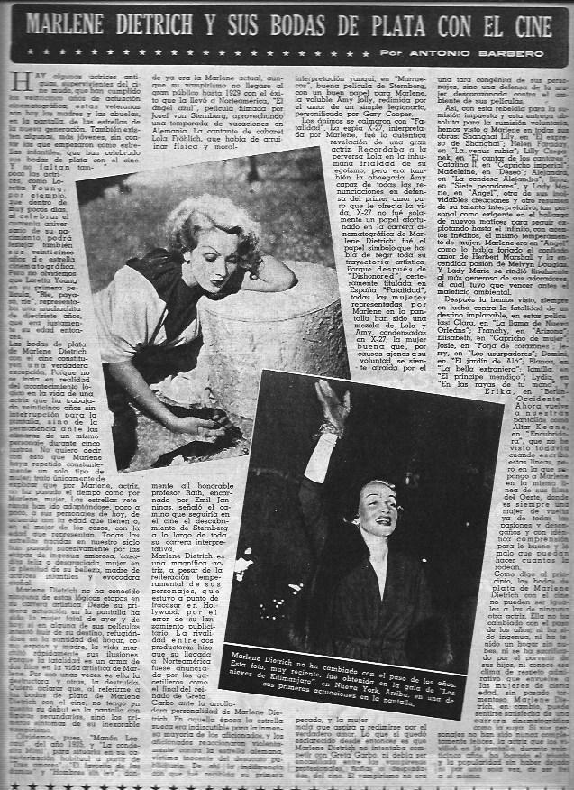 LAMINA 30443: Marlene Dietrich en Nueva York