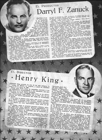 LAMINA 30460: Darryl Zanuck y Henry King
