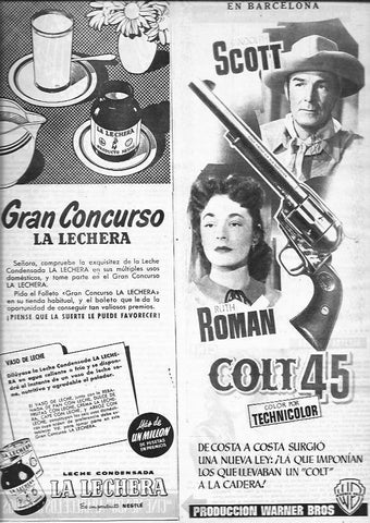 LAMINA 30448: Publicidad del concurso de La Lechera