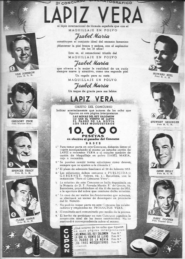 LAMINA 30392: Anuncio del concurso de fotografia Lapiz Vera