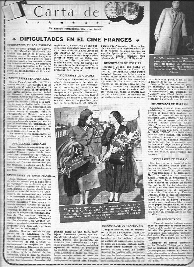 LAMINA 30421: Myrna Loy en Paris