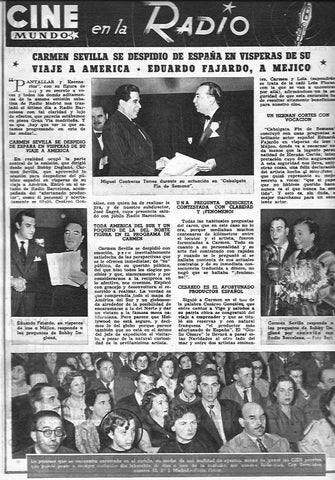 LAMINA 30420: Carmen Sevilla y Miguel Contreras