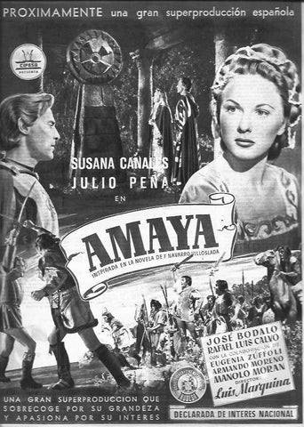 LAMINA 30409: Anuncio de la pelicula Amaya