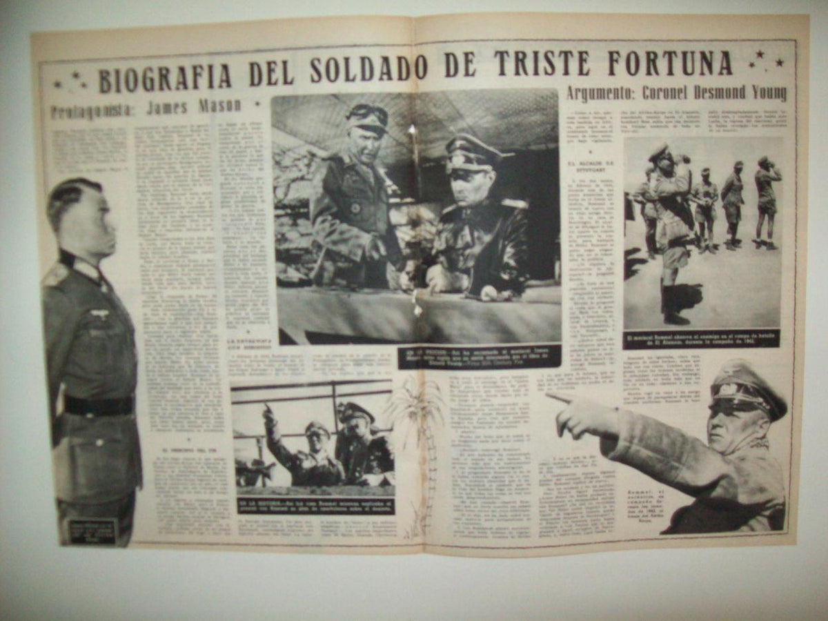 LAMINA 30211: Biografia del Soldado de triste fortuna
