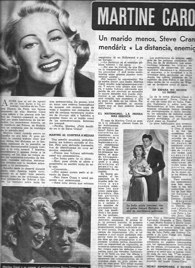 LAMINA 30218: Martine Carol