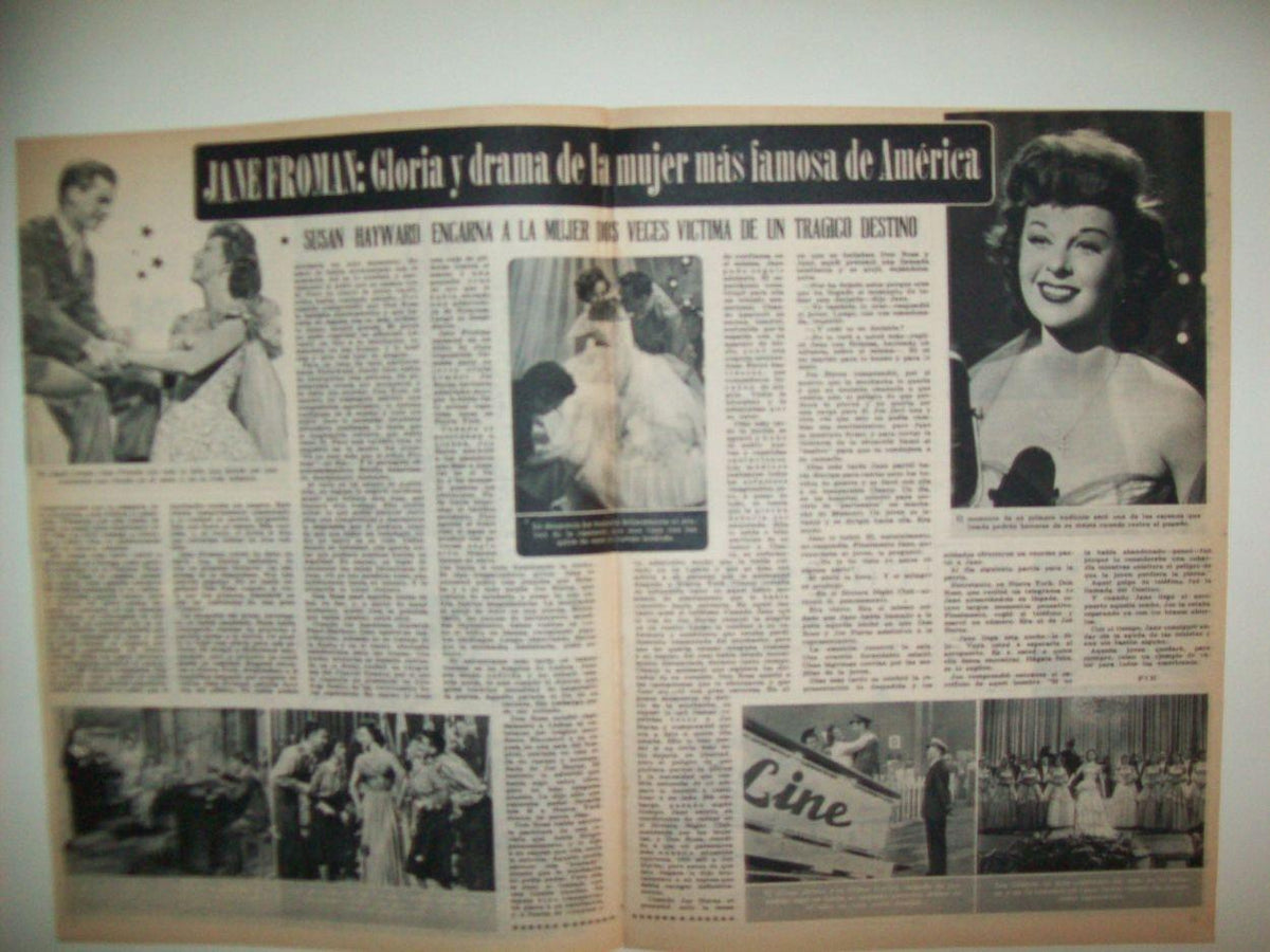 LAMINA 30233: Articulo sobre Jane Froman