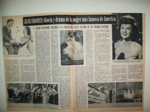LAMINA 30233: Articulo sobre Jane Froman