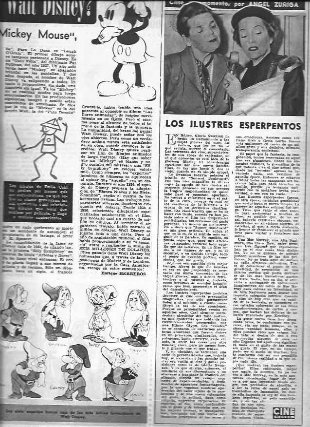 LAMINA 30230: Mickey Mouse y los 7 Enanitos de Walt Disney