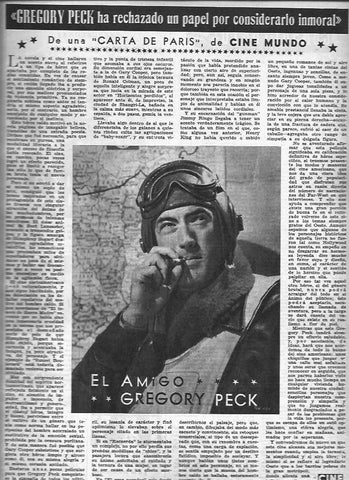LAMINA 30225: Gregory Peck