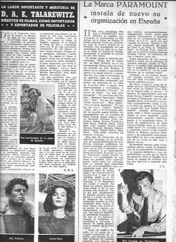 LAMINA 30199: Kirk Douglas en Detective Story y Lucia Bose