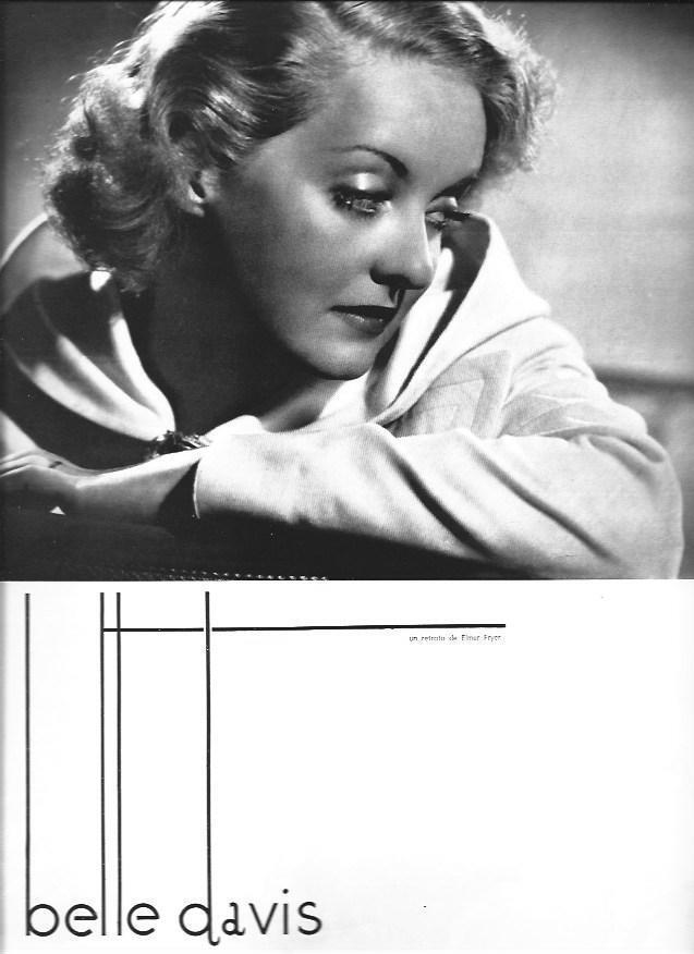 LAMINA 30170: Bette Davis por Elmer Fryer