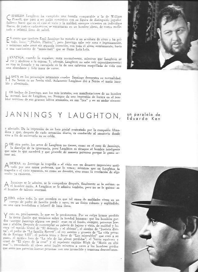 LAMINA 30169: Charales Lkaughton y Jannings