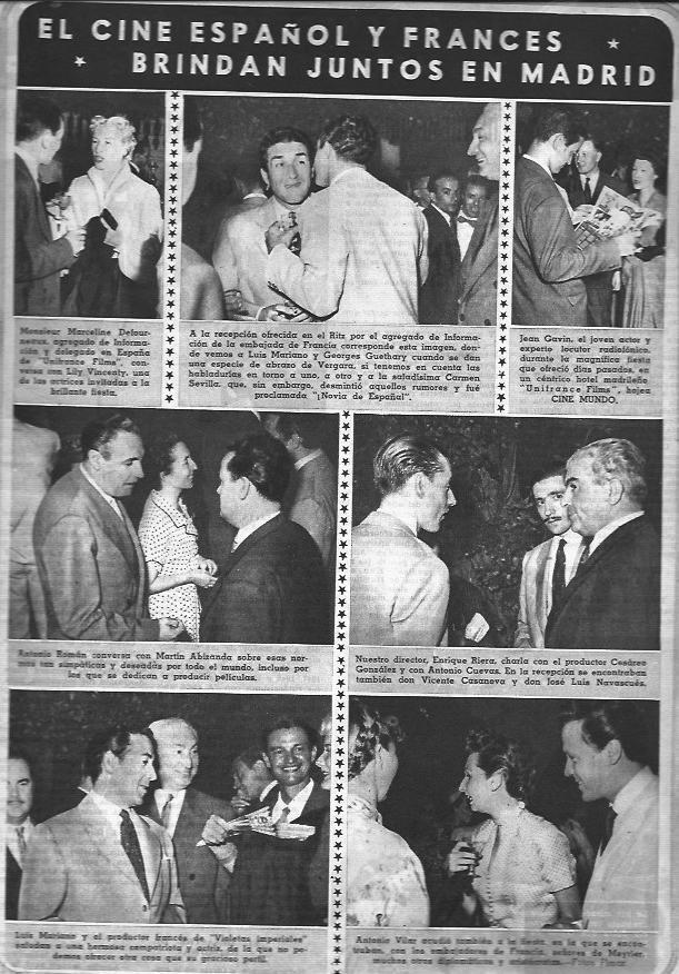 LAMINA 30185: Fiesta cine de Francia y España en Madrid