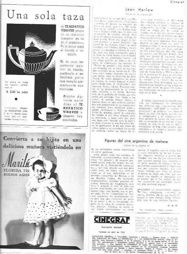 LAMINA 30181: Publicidad de te Vibaver y Marilu