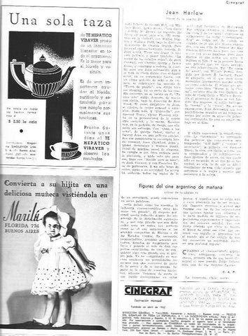 LAMINA 30181: Publicidad de te Vibaver y Marilu