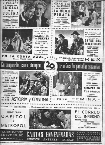 LAMINA 30277: Estrenos de la 20th Century Fox en España