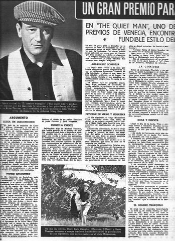 LAMINA 30300: John Wayne en The Quiet Man