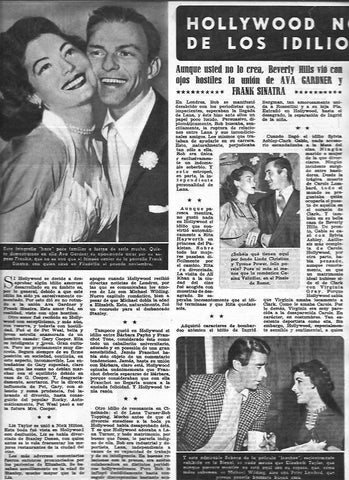 LAMINA 30296: Ava Gardner y Frank Sinatra
