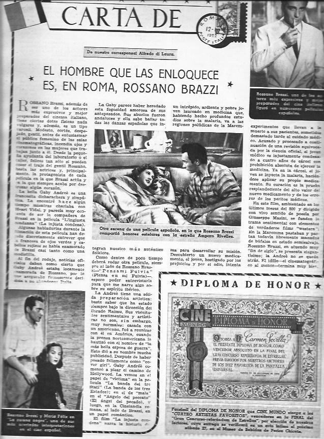 LAMINA 30275: Rossano Brazzi