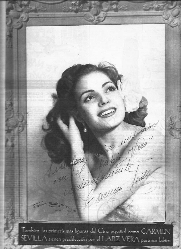 LAMINA 30248: Publicidad con Carmen Sevilla