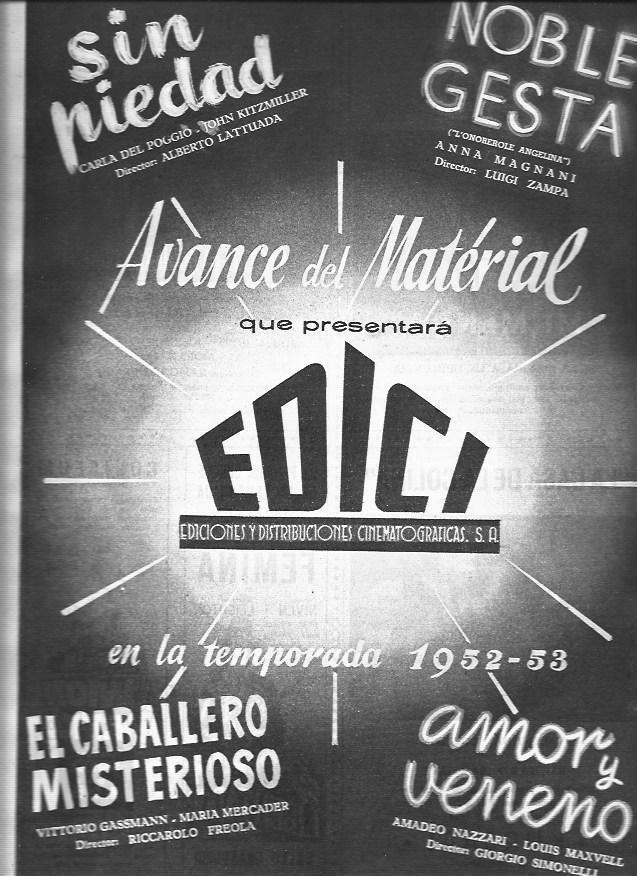LAMINA 30246: Publicidad de Edici Producciones