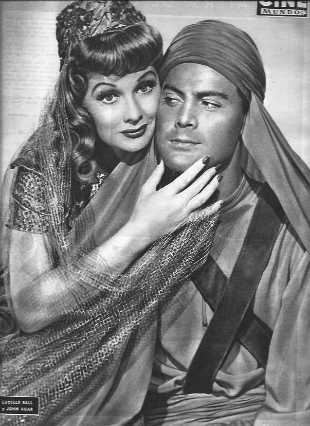 LAMINA 30271: Lucille Ball y John Agar