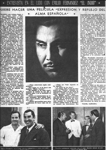 LAMINA 30268: Entrevista con Emilio Fernandez El Indio