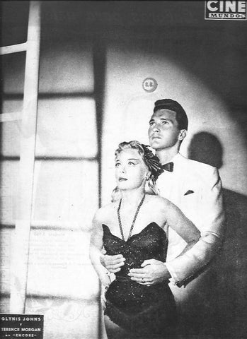 LAMINA 30261: Glynis Johns y Terence Morgan