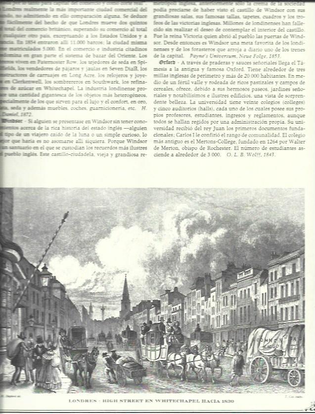 LAMINA 30518: High Street en Londres hacia 1830