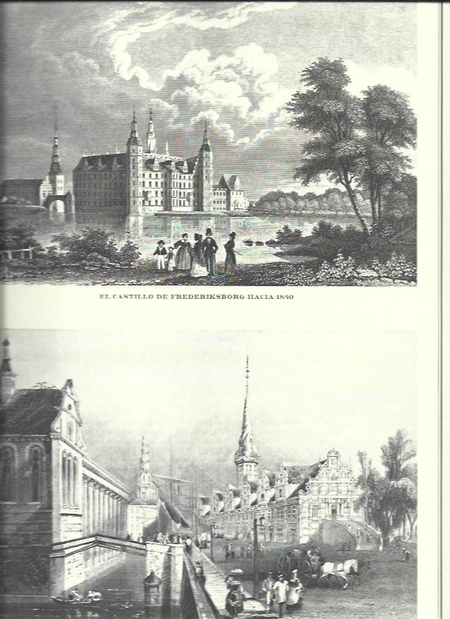 LAMINA 30516: Castillo de Frederiksborg y la Bolsa de Copenhague