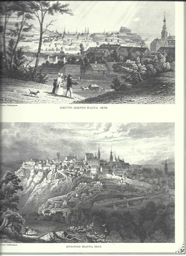 LAMINA 30513: Brno y Znojmo hacia 1855