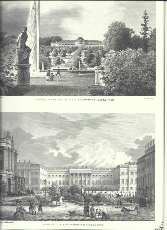 LAMINA 30511: Universidad de Berlin y Palacio de Sanssouci en Potsdam