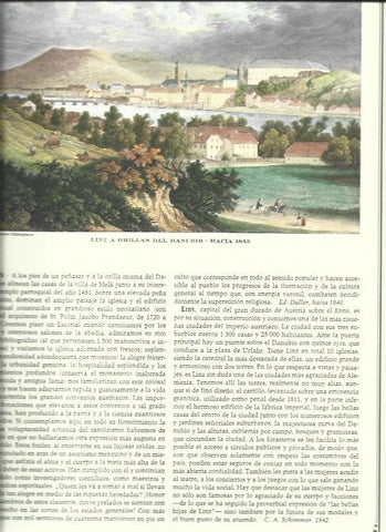 LAMINA 30506: Linz a orillas del Danubio, hacia 1845