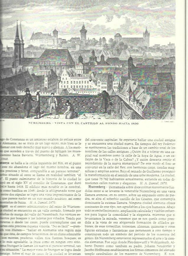 LAMINA 30522: Vista de Nuremberg hacia 1830