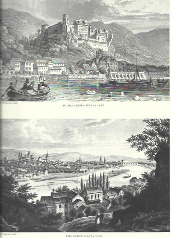 LAMINA 30523: Heidelberg y Treveris hacia 1845