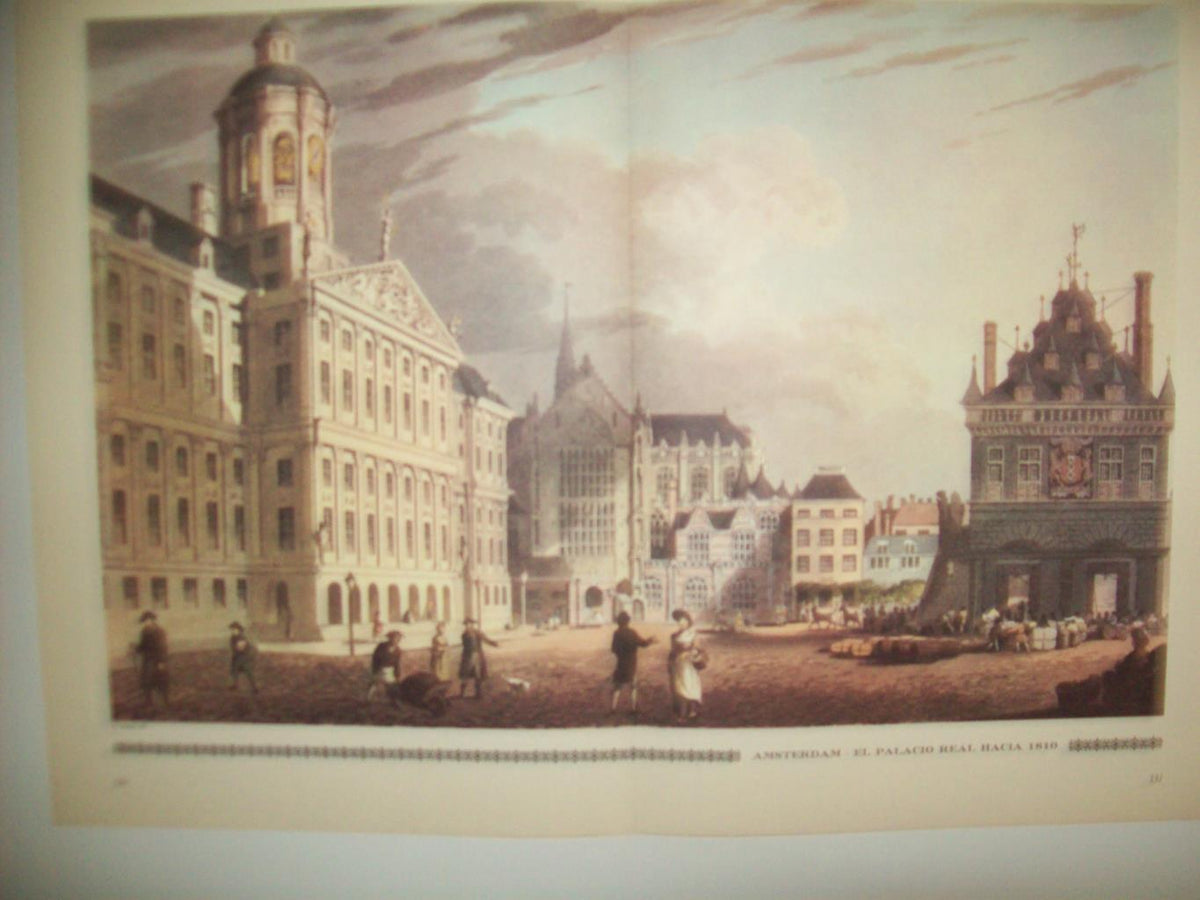 LAMINA 30541: Palacio Real en Amsterdam hacia 1810