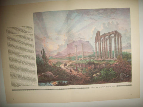 LAMINA 30537: Vista de Atenas hacia 1870