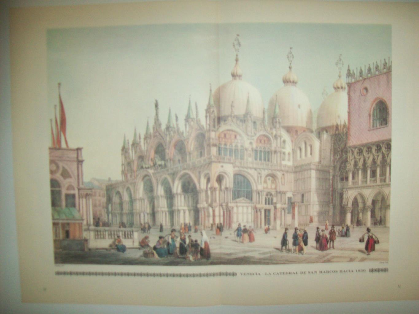 LAMINA 30536: Catedral de San Marcos de Venecia hacia 1850