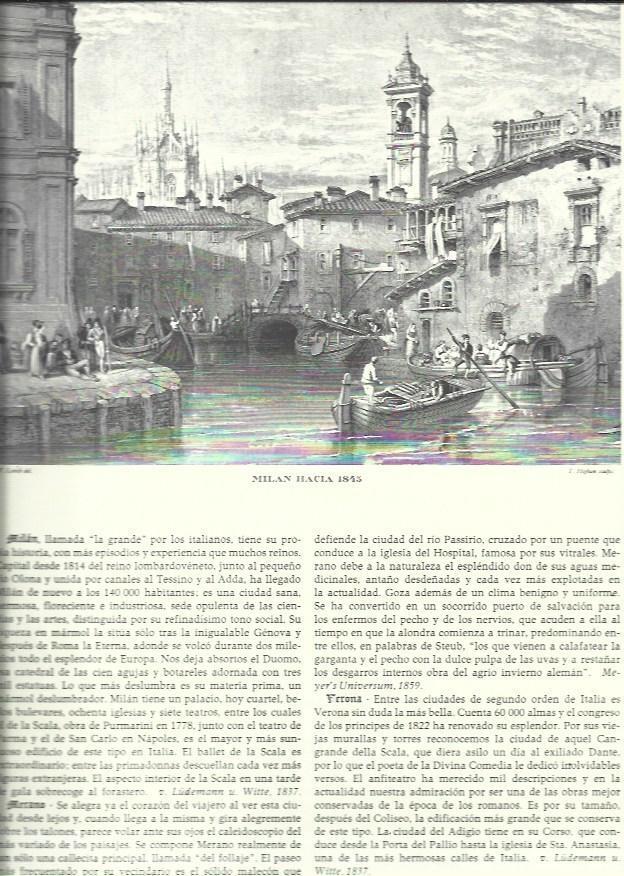 LAMINA 30530: Milan hacia 1845