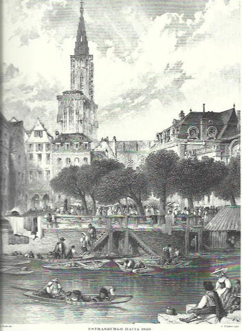 LAMINA 30529: Estrasburgo hacia 1850