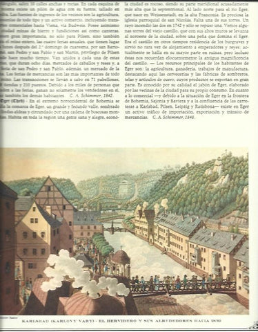 LAMINA 30479: Hervidero de Karlovy Vary hacia 1820