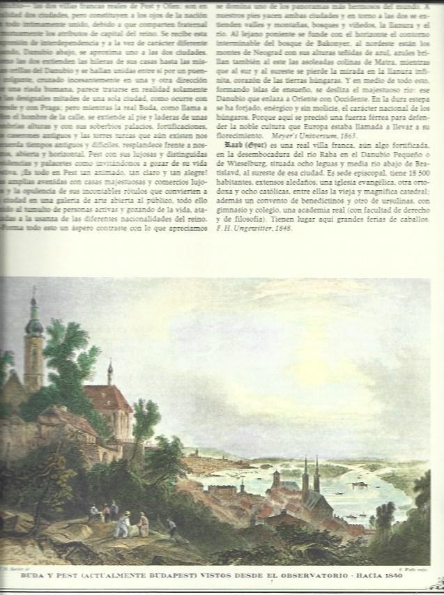 LAMINA 30477: Budapest desde el Observatorio hacia 1840