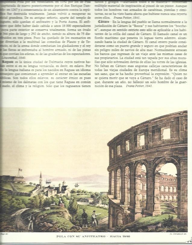 LAMINA 30473: Anfiteatro de Pola hacia 1840