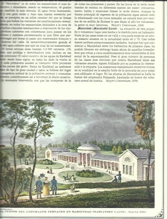 LAMINA 30480: La fuente del emperador Fernando en Marianske Lazne