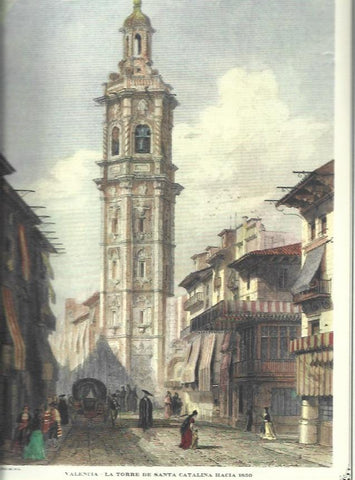 LAMINA 30468: Torre de Santa Catalina de Valencia, hacia 1830