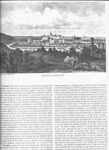 LAMINA 30481: Cracovia hacia 1850