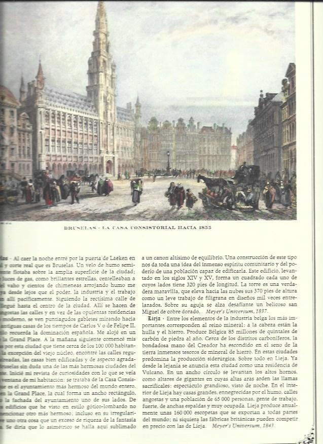 LAMINA 30500: Casa Consistorial de Bruselas hacia 1855